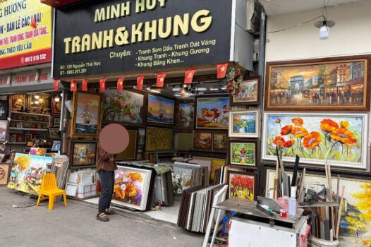 ベトナムハノイ　絵画屋さん